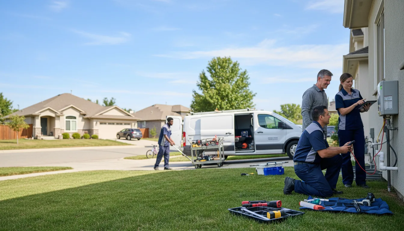 Tankless water heater service in Chester, VA